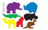 Plakfiguren STAM dierentuin 10 zakjes