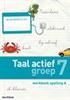 Taal Actief4 Spelling Werkboek A groep 7