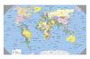 Wandkaart de Wereld staatkundig 195 x 127 cm