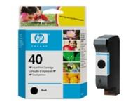 HP 40 Inkjet cartridge zwart 42ml