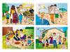 Puzzelserie Moderne families (4)